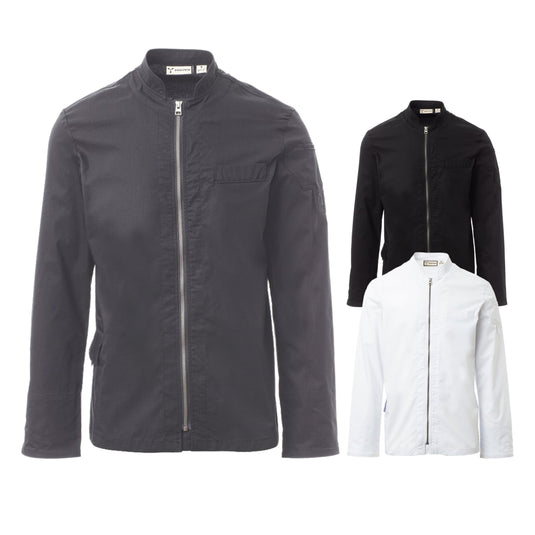 Giacca da cuoco zip manica lunga traspirante rete Personalizzabile Payper Boss