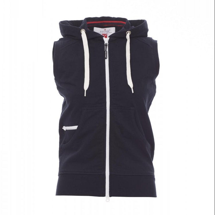 Carica immagine in Galleria Viewer, Gilet Donna Felpato Zip Intera con Cappuccio Payper Boxer+ Lady
