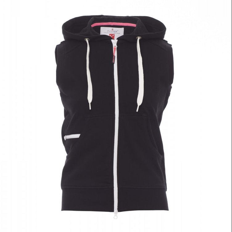Carica immagine in Galleria Viewer, Gilet Donna Felpato Zip Intera con Cappuccio Payper Boxer+ Lady
