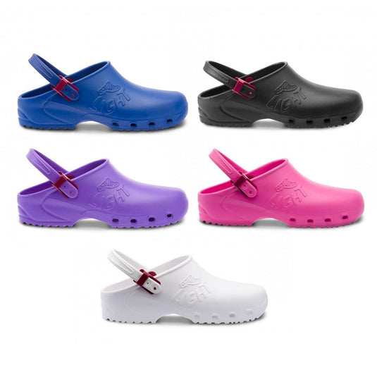Zoccoli Sanitari Professionali Unisex Leggeri Antiscivolo Calzuro Light