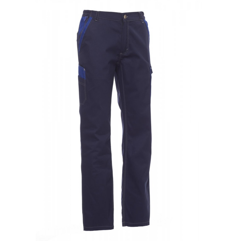 Carica immagine in Galleria Viewer, Pantaloni da Lavoro TAGLIA-XL Multitasche Bicolore Payper Canyon Blu Navy/Blu Royal Outlet
