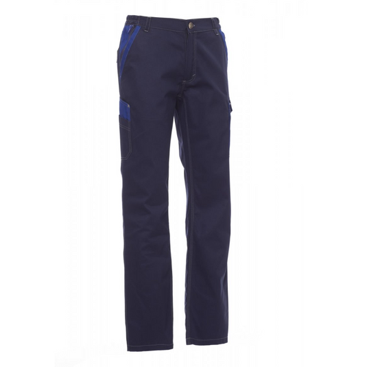 Pantaloni da Lavoro TAGLIA-XL Multitasche Bicolore Uomo Payper Canyon Blu Navy/Blu Royal Outlet