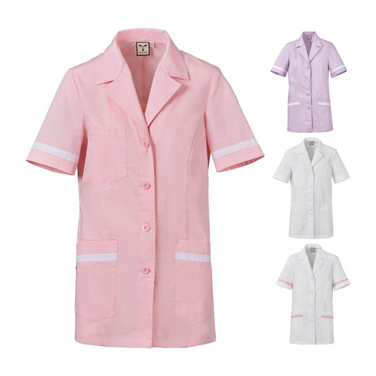 Camice Donna Manica Corta Elastico Sanitario Personalizzabile Payper Care Lady
