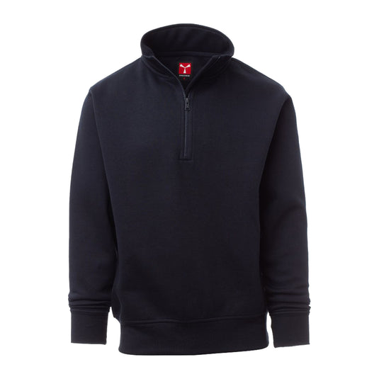 Felpa Uomo con Mezza Zip Senza Cappuccio da lavoro Invernale in Cotone Payper Carson