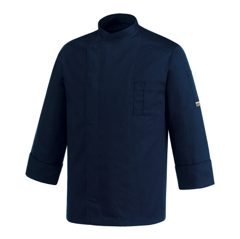 Carica immagine in Galleria Viewer, Giacca Cuoco Unisex con Bottoni a Pressione Egochef Cheap
