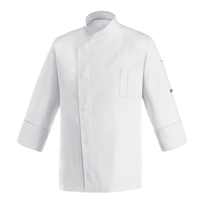 Carica immagine in Galleria Viewer, Giacca Cuoco Unisex con Bottoni a Pressione Egochef Cheap
