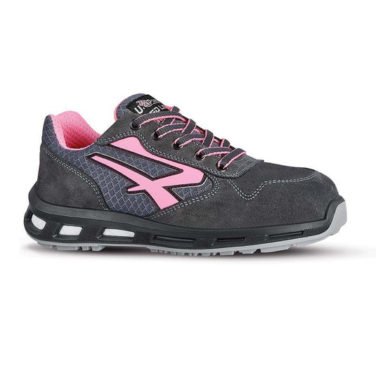 Scarpe antinfortunistiche basse donna leggere traspiranti S1PS U-Power Cherry