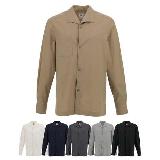Camicia Elasticizzata Misto Lino Manica Lunga Payper Coast Long