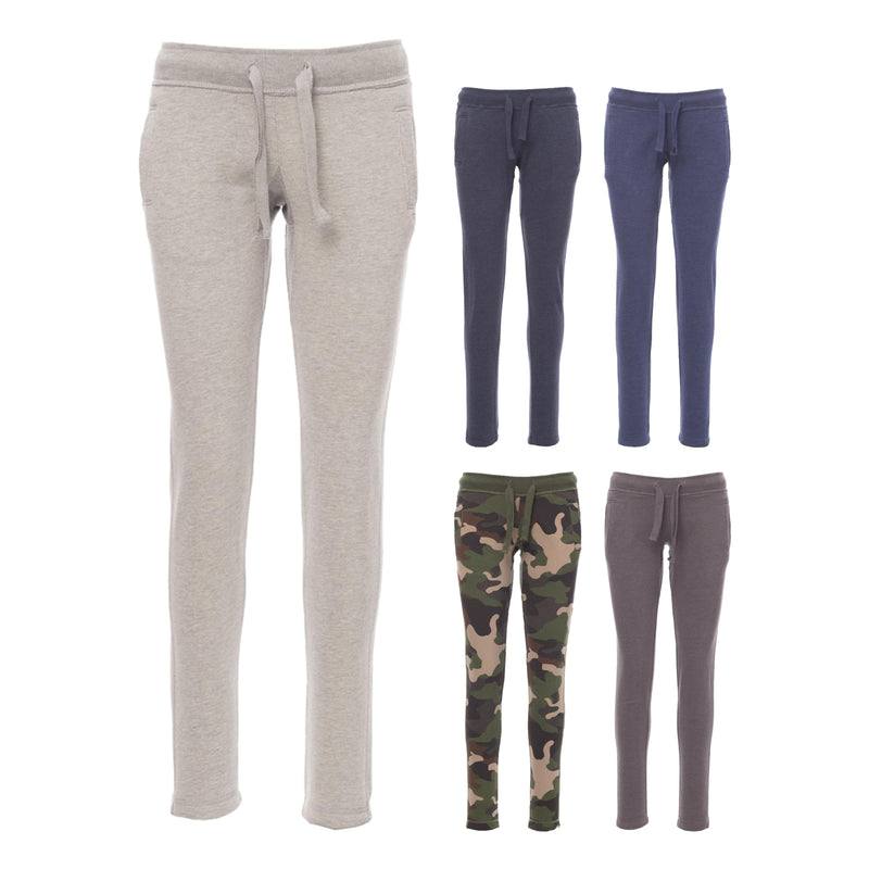 Carica immagine in Galleria Viewer, Pantaloni in Felpa Donna Garzata Casual Payper College Lady
