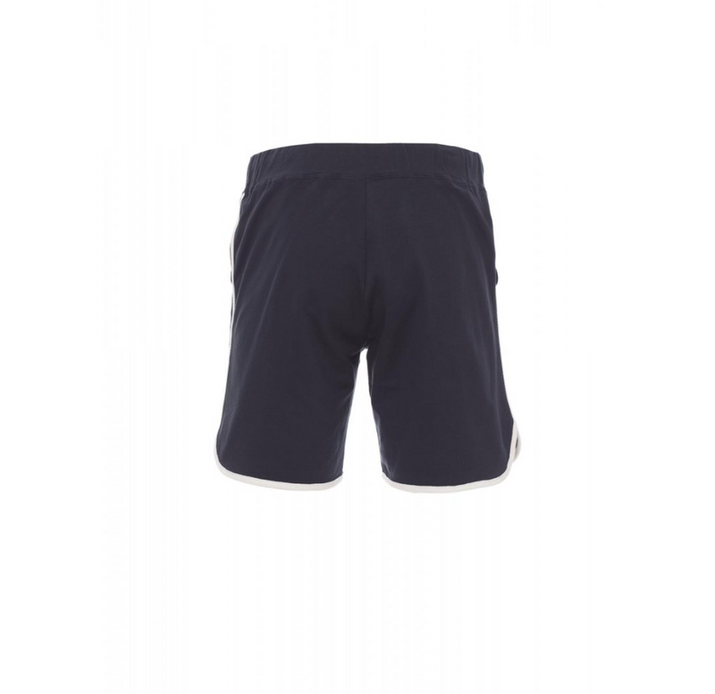 Carica immagine in Galleria Viewer, Bermuda TAGLIA-L Uomo Felpa Cotone Casual Payper Combat Blu Navy/Bianco Outlet
