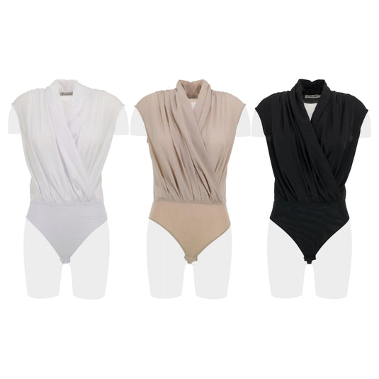 Body Camicia Donna in Chiffon Senza Maniche Payper Coral