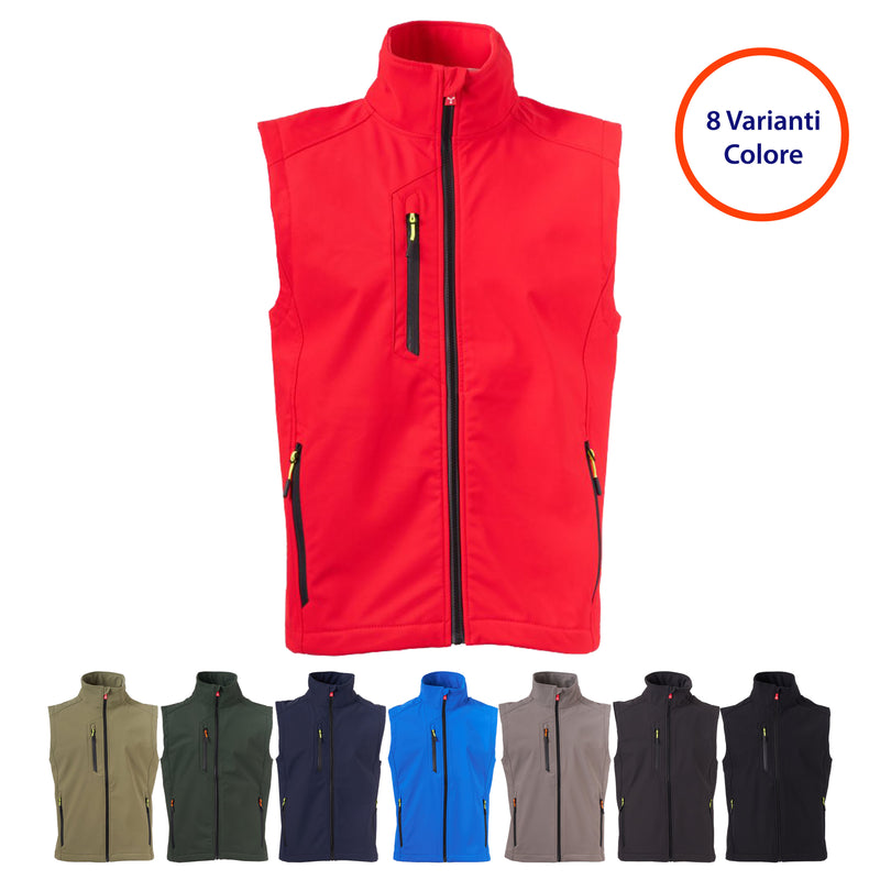 Carica immagine in Galleria Viewer, Gilet Softshell Lavoro Uomo Impermeabile Antivento Payper Creek Vest
