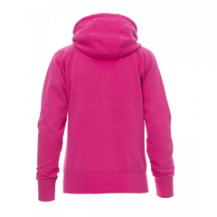Felpa Donna TAGLIA-XL Zip Intera Cappuccio Cotone Payper Dallas+Lady Fucsia Outlet