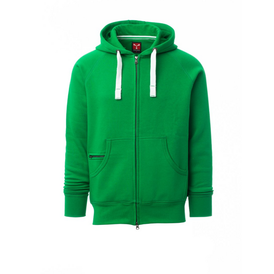 Felpa Zip Intera con Cappuccio Payper Dallas+