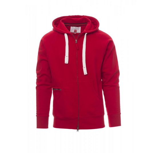 Felpa Zip Intera con Cappuccio Payper Dallas+