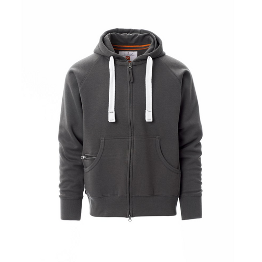 Felpa Zip Intera con Cappuccio Payper Dallas+