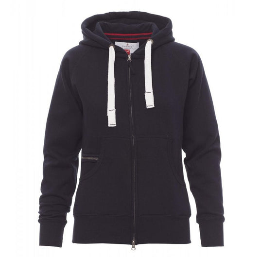 Felpa Donna Zip Intera con Cappuccio Payper Dallas+ Lady