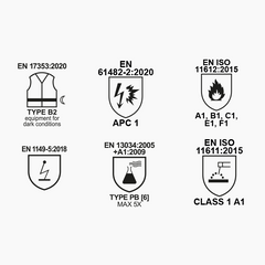 Pantalone Uomo Multirischio con Bande Riflettenti Payper Defender Reflex 2.0