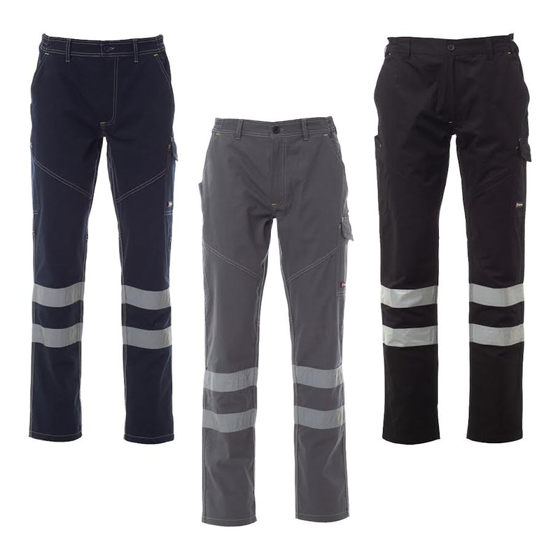 Carica immagine in Galleria Viewer, Pantaloni da Lavoro Estivi Riflettenti Cotone Uomo Payper Worker Summer Reflex
