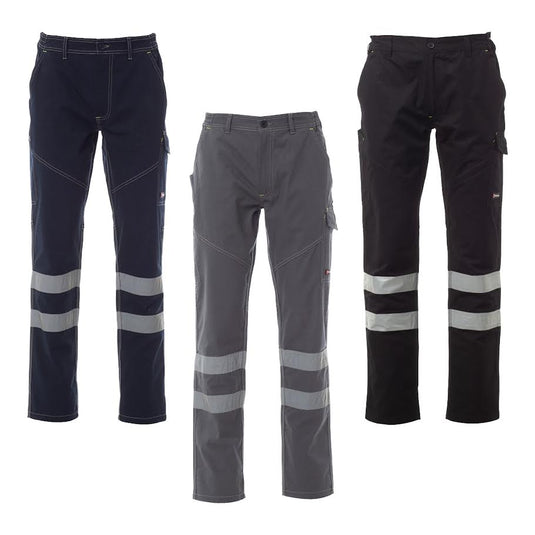 Pantaloni da Lavoro Estivi Riflettenti Cotone Uomo Payper Worker Summer Reflex