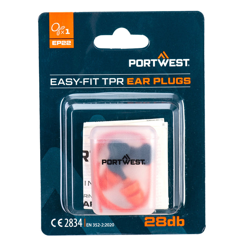 Carica immagine in Galleria Viewer, Tappi Antirumore Portwest EP22 Riutilizzabili con Cordino SNR 28 dB
