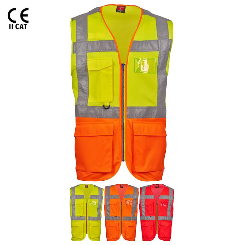 Carica immagine in Galleria Viewer, Gilet Alta Visibilità Unisex Multitasche Payper Extra

