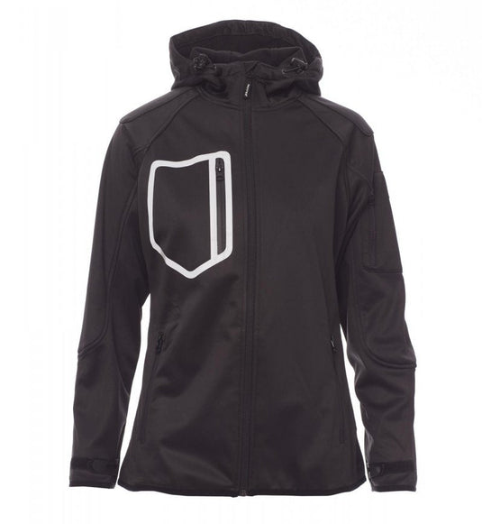 Giubbotto Soft-Shell Donna Impermeabile Cappuccio Tasche Payper Extreme Lady