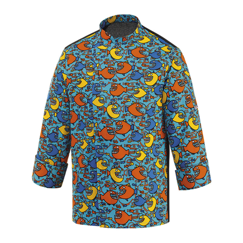 Carica immagine in Galleria Viewer, Giacca da Cuoco Egochef Fantasy Unisex 100% Cotone

