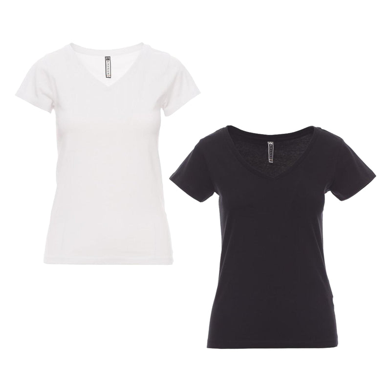 Carica immagine in Galleria Viewer, T-Shirt Donna Sfiancata con Collo a V Payper Fencer
