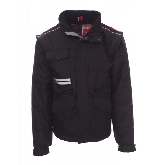 Giubbotto con Maniche Staccabili Uomo con Cappuccio Invernale Impermeabile Payper Fighter 2.0