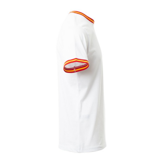 T-Shirt TAGLIA-2XL Tricolore Girocollo Payper Flag Bianco/Spagna Outlet