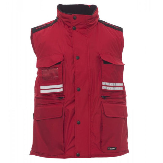 Gilet da Lavoro Uomo Multitasche con Cappuccio Personalizzabile Payper Flight