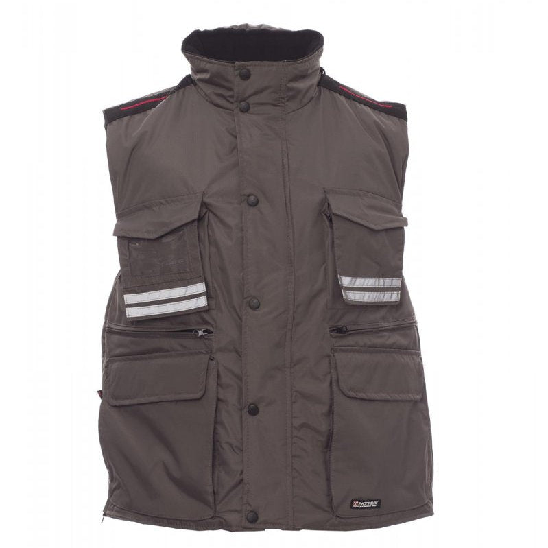 Carica immagine in Galleria Viewer, Gilet da Lavoro Uomo Multitasche con Cappuccio Personalizzabile Payper Flight
