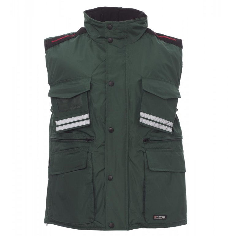 Carica immagine in Galleria Viewer, Gilet da Lavoro Uomo Multitasche con Cappuccio Personalizzabile Payper Flight
