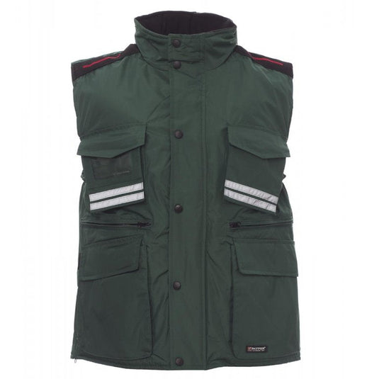 Gilet da Lavoro Uomo Multitasche con Cappuccio Personalizzabile Payper Flight