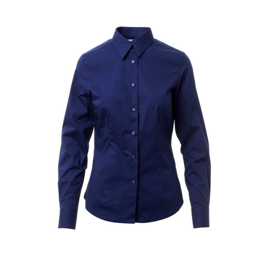 Camicia Donna TAGLIA-42 Slim Fit Payper Florentia Lady Blu Zaffiro Outlet