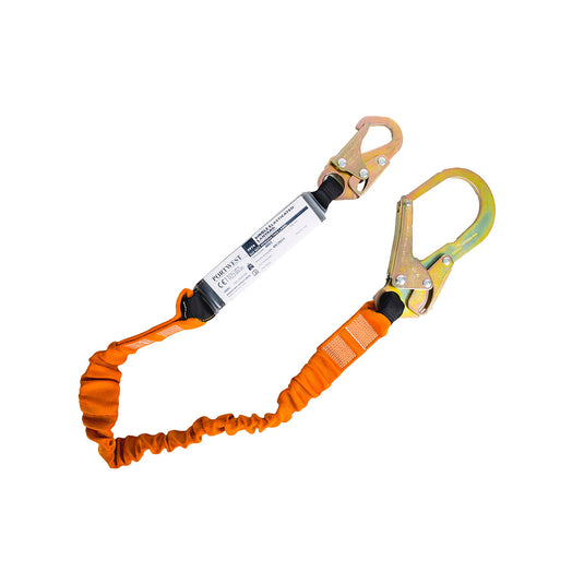 Cordino Anticaduta Portwest FP74 con Assorbitore 140kg 1,8m