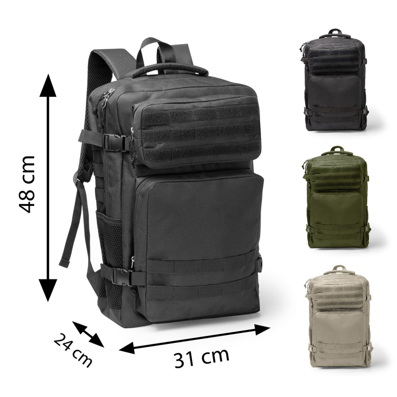 Carica immagine in Galleria Viewer, Zaino Tattico Militare Multitasche 36 Litri Porta PC 17" STAMINA FRANCIS MO1952
