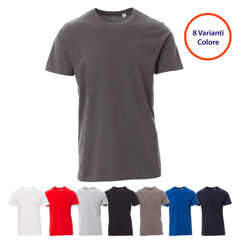Carica immagine in Galleria Viewer, T-Shirt da Uomo Girocollo in Cotone Jersey Neutra Payper Free
