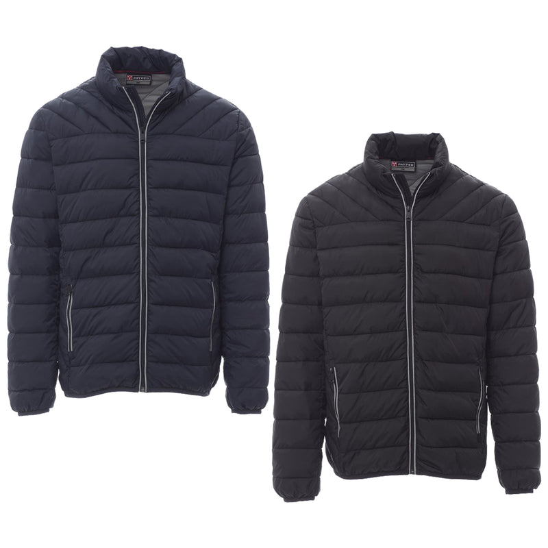 Carica immagine in Galleria Viewer, Piumino Uomo Leggero con Imbottitura Nylon con Piping Retroriflettente Payper Freelance
