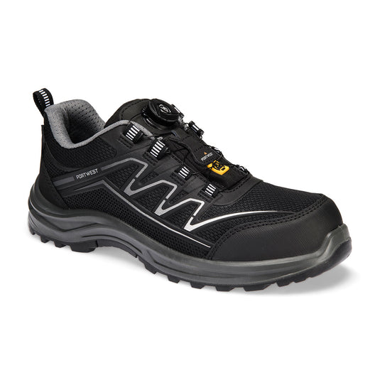 Scarpe Antinfortunistiche S1PS ESD Portwest FT32 Allacciatura Rapida