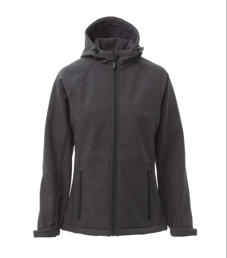 Carica immagine in Galleria Viewer, Giubbotto Soft Shell Donna Invernale Cappuccio Impermeabile Payper Gale Lady
