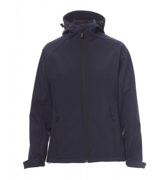 Giubbotto Soft Shell Donna Invernale Cappuccio Impermeabile Payper Gale Lady