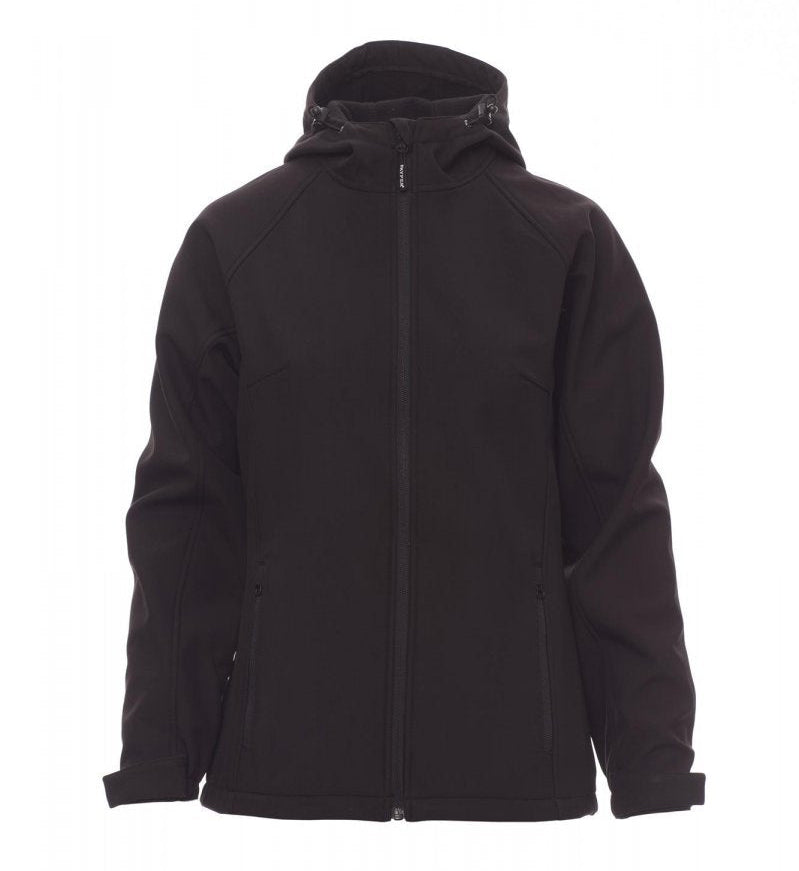 Carica immagine in Galleria Viewer, Giubbotto Soft Shell Donna Invernale Cappuccio Impermeabile Payper Gale Lady
