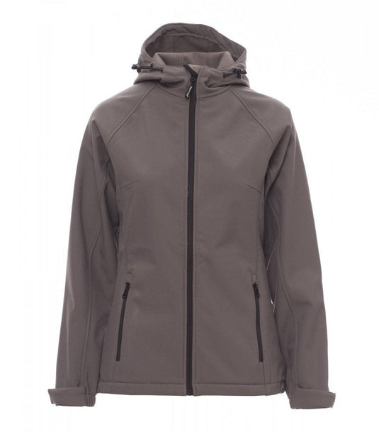 Giubbotto Soft Shell Donna Invernale Cappuccio Impermeabile Payper Gale Lady