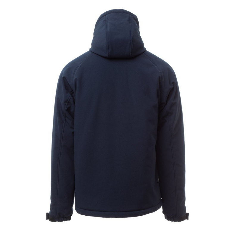 Carica immagine in Galleria Viewer, Giubbotto Soft Shell TAGLIA-S Invernale Cappuccio Payper Gale Pad Blu Navy/Blu Royal Outlet
