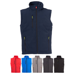 Gilet Softshell Imbottito 140g da Lavoro Uomo Impermeabile Personalizzabile Lavoro Payper Gale Vest Ultralite Pad 140
