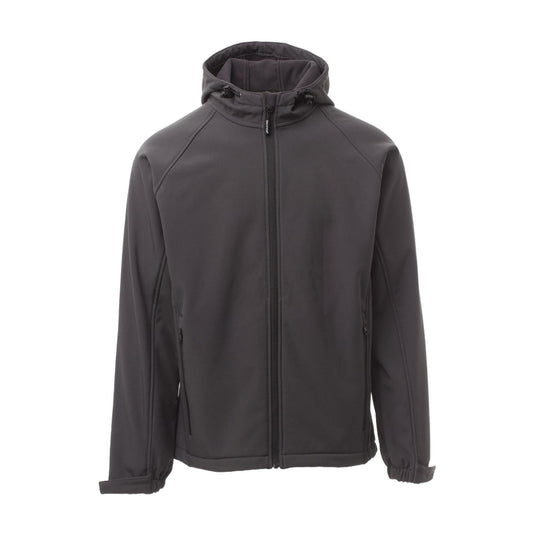 Giubbotto Uomo Invernale Lavoro Soft Shell con Cappuccio Impermeabile Personalizzabile Payper Gale