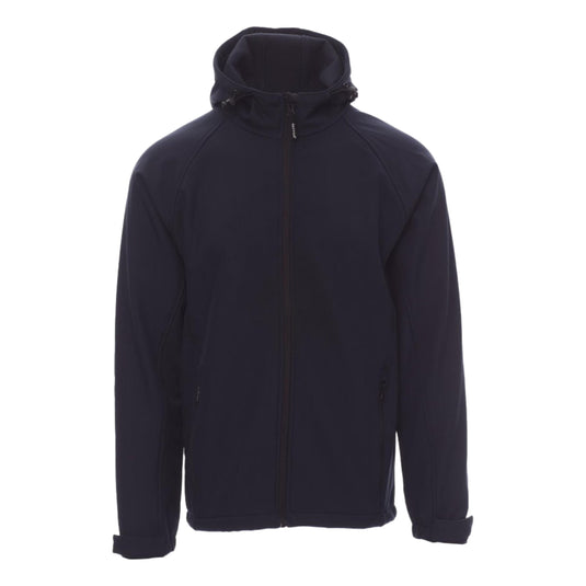 Giubbotto Uomo Invernale Lavoro Soft Shell con Cappuccio Impermeabile Personalizzabile Payper Gale