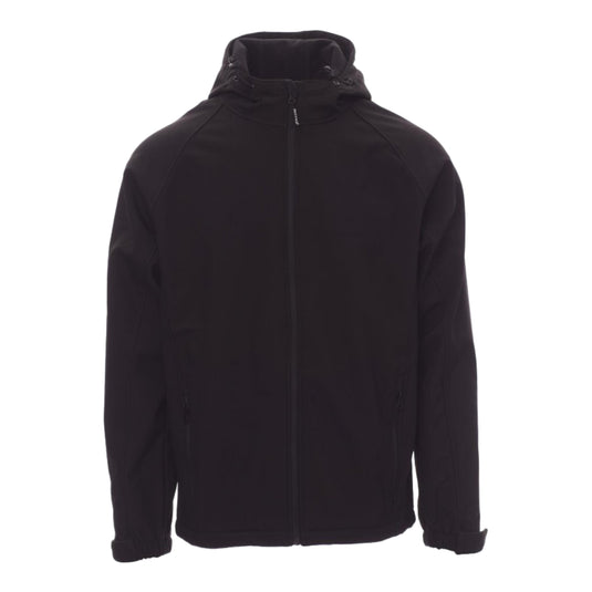 Giubbotto Uomo Invernale Lavoro Soft Shell con Cappuccio Impermeabile Personalizzabile Payper Gale